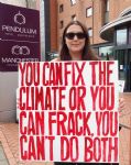 Anti-Fracking Red Line Protest Manchester